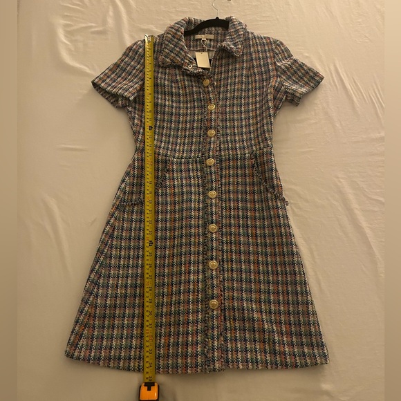 MAJE Renizam Multicolor Tweed Dress - NWT - Size 36 / Small - Picture 15 of 16